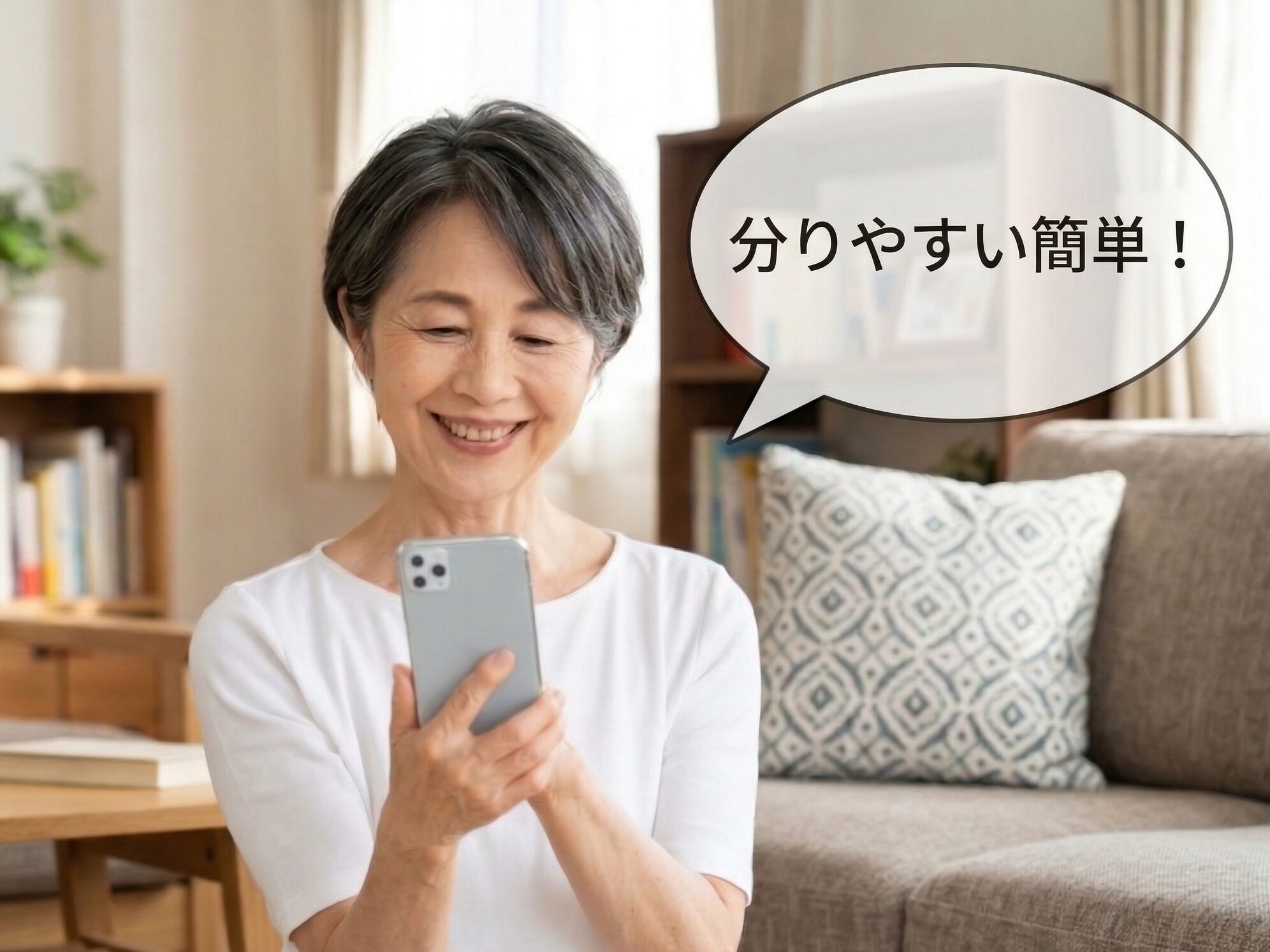 画像案：スマホのLINE画面に、部屋全体写真・冷蔵庫・洗濯機・タンスの写真が3〜4枚送られていて、便利屋スタッフ側が『写真ありがとうございます。階段4階ですね。概算の方向性をご案内します』と返信している、安心感のある見積もりチャットのイメージ。