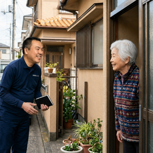江東区粗大ごみ出し代行 測定・シール購入・予約代行サービスのイメージ