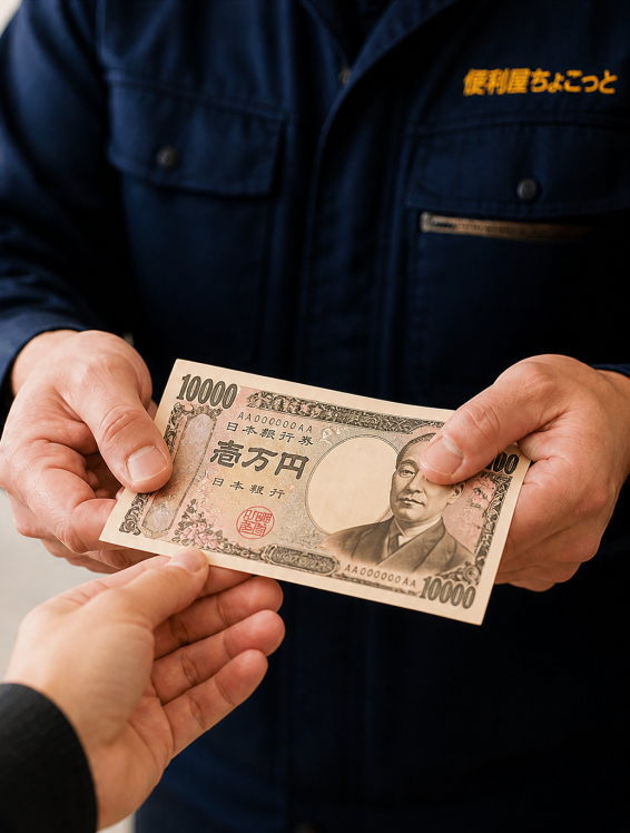 現金支払