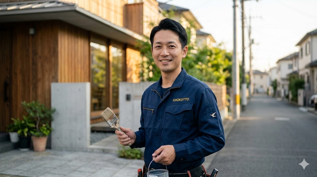 古い塗装を剥がしてペンキ塗り直し・外壁塗装メンテ｜便利屋ちょこっと