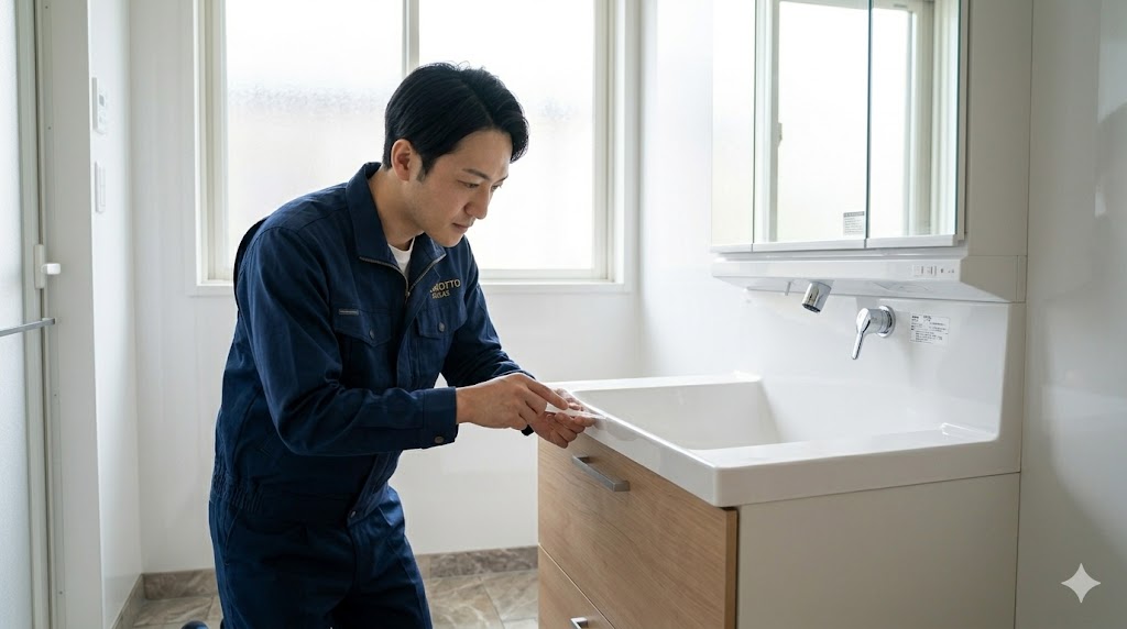 【即日対応】洗面台の交換・取り付けは便利屋ちょこっとにお任せ！